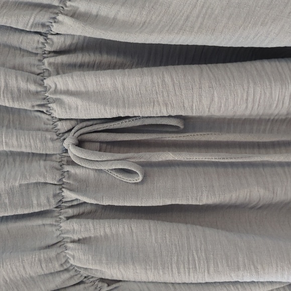 NWT Dress Up V-Neck Top Blouse Elastic Waist - Picture 7 of 10